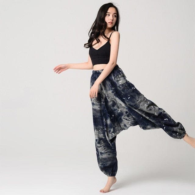 Gradient Color Oversized Harem Pants dylinoshop