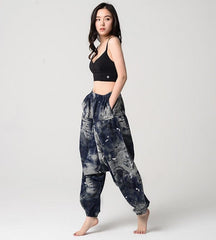 Gradient Color Oversized Harem Pants dylinoshop