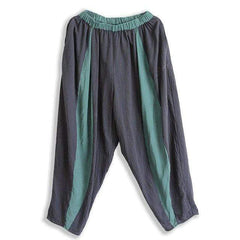 Gradient Colors Linen Harem Pants  | Lotus dylinoshop