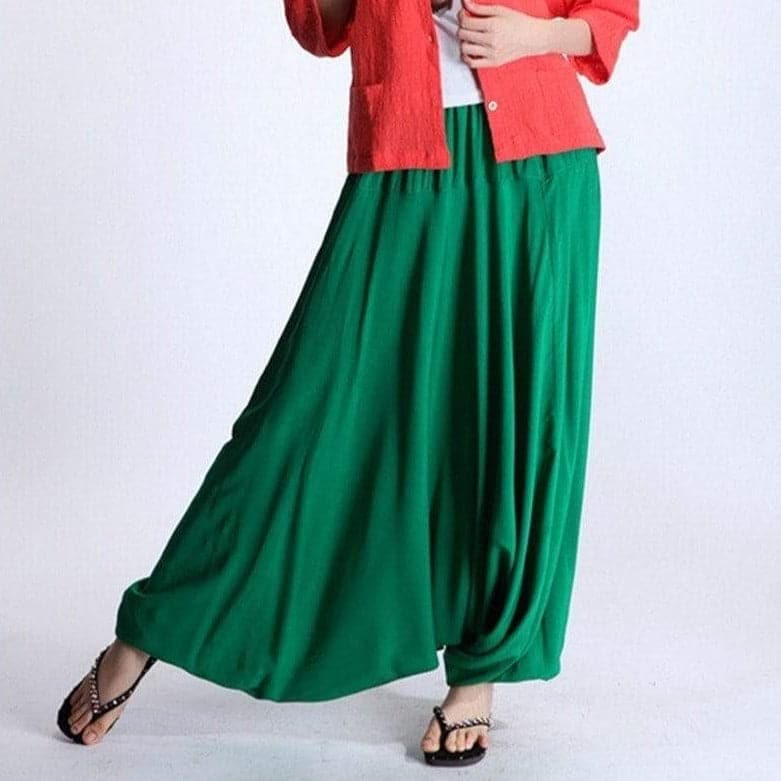 Multiple Colors Casual Plus Size Harem Pants Buddha Trends