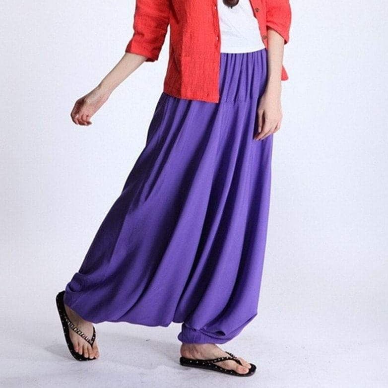 Multiple Colors Casual Plus Size Harem Pants Buddha Trends