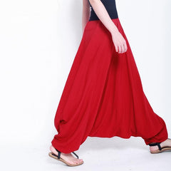 Multiple Colors Casual Plus Size Harem Pants Buddha Trends