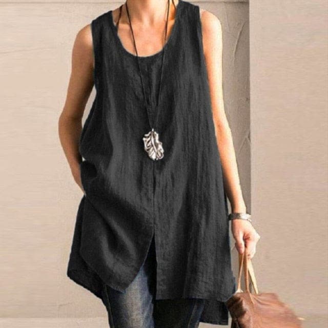 Oversized Basic Tank Top Buddha Trends