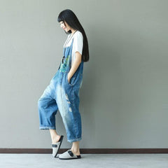 Vintage Loose Denim Overall Buddha Trends