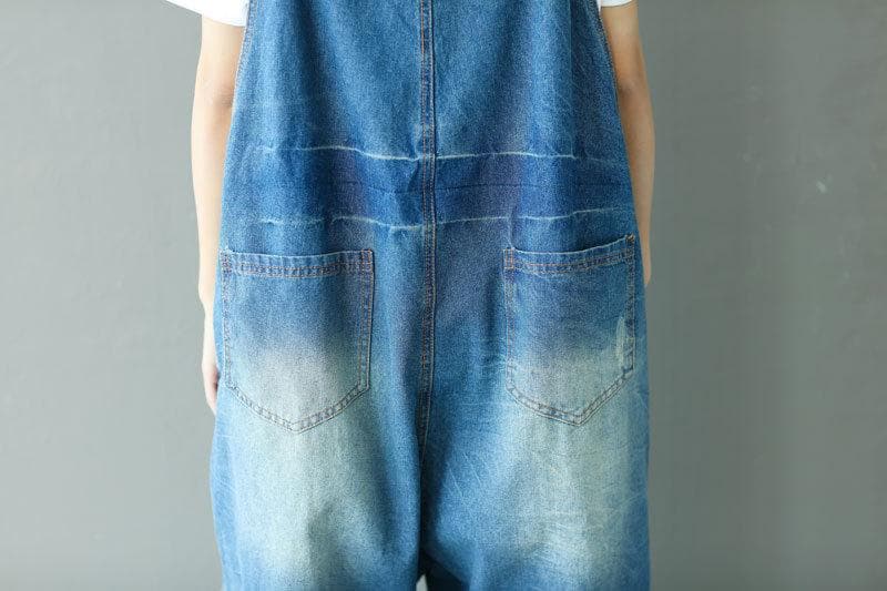 Vintage Loose Denim Overall Buddha Trends