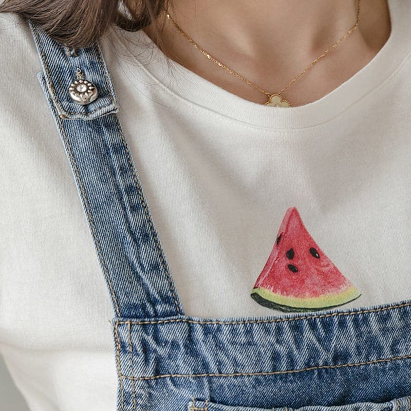Preppy Knee-Length Denim Overall Dress Buddha Trends
