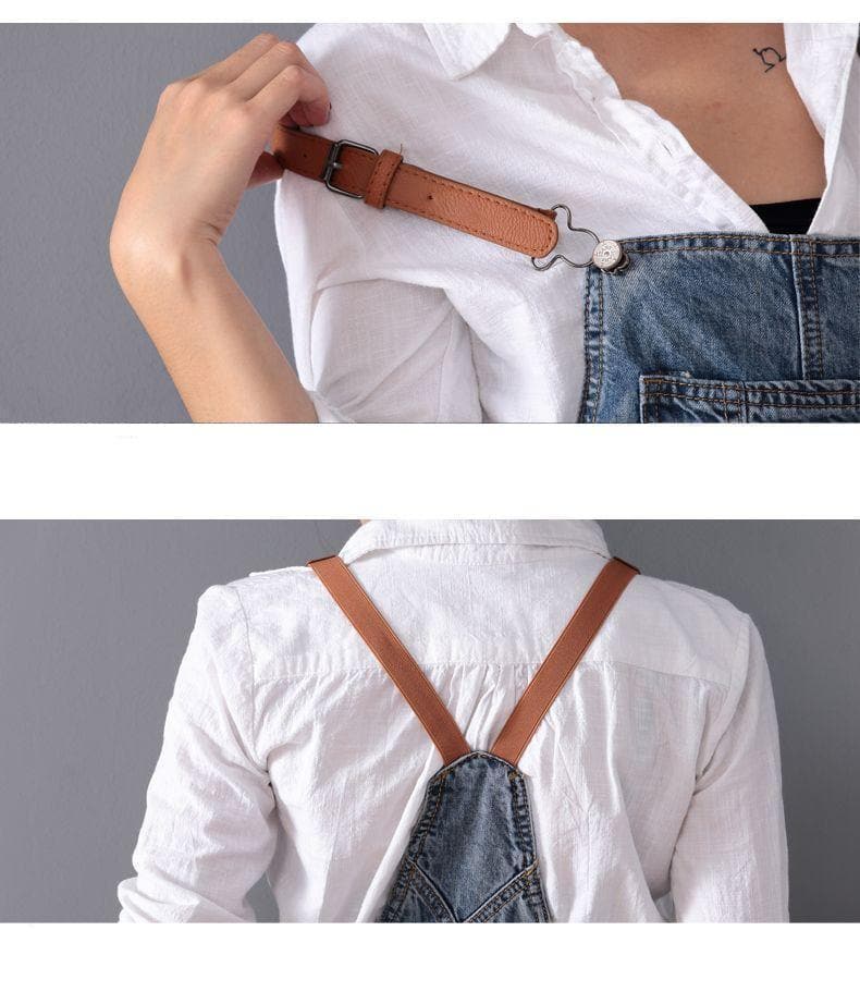 Ripped Denim Overall Dress Buddha Trends