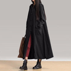 Plus Size Hooded Jacket Buddha Trends