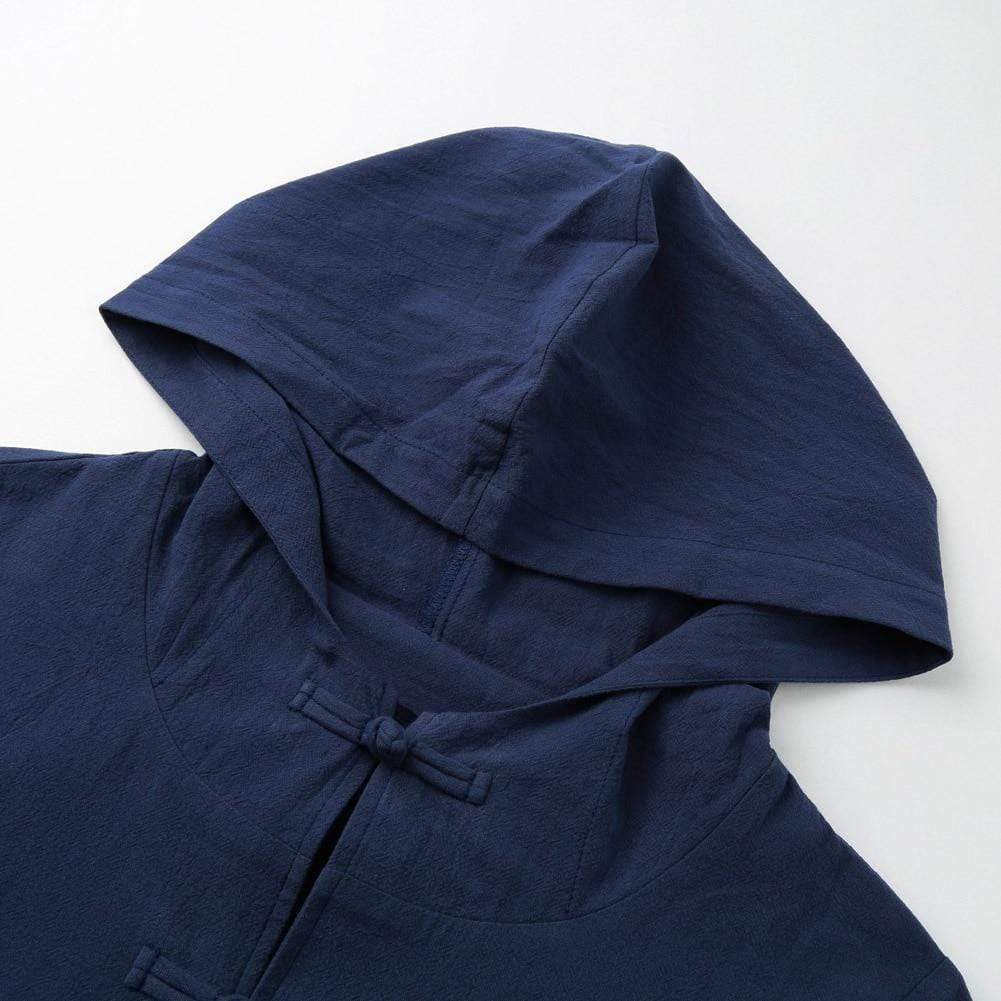 Plus Size Hooded Jacket Buddha Trends