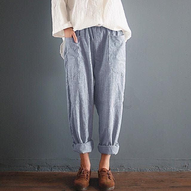 Vintage Striped Trousers | Zen Buddha Trends
