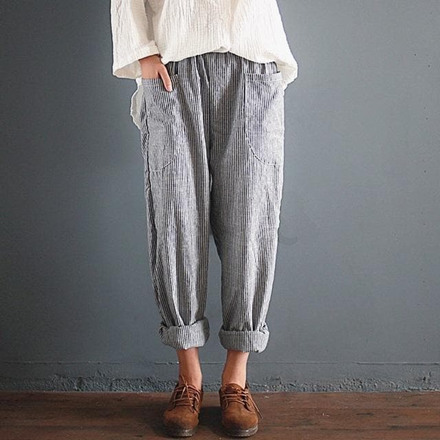 Vintage Striped Trousers | Zen Buddha Trends