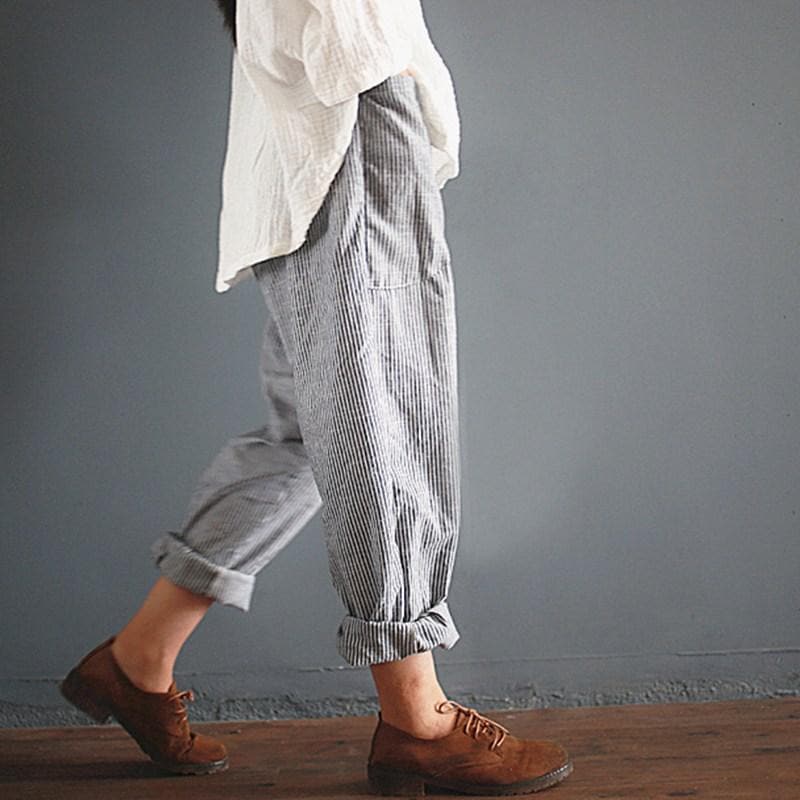 Vintage Striped Trousers | Zen Buddha Trends