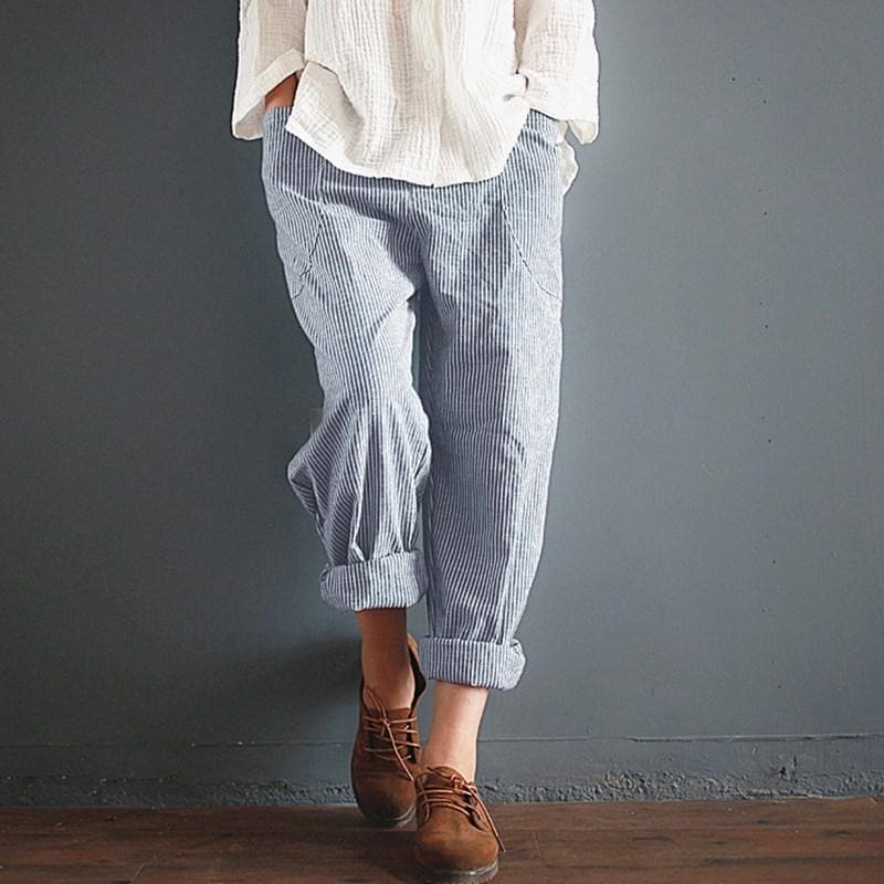 Vintage Striped Trousers | Zen Buddha Trends