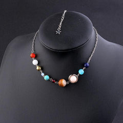 Planet Galaxy Necklace Buddha Trends