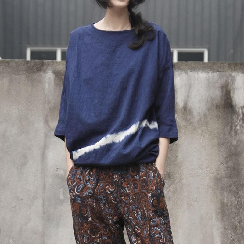 Vintage Casual Tie-Dye T-shirt | Lotus Buddha Trends