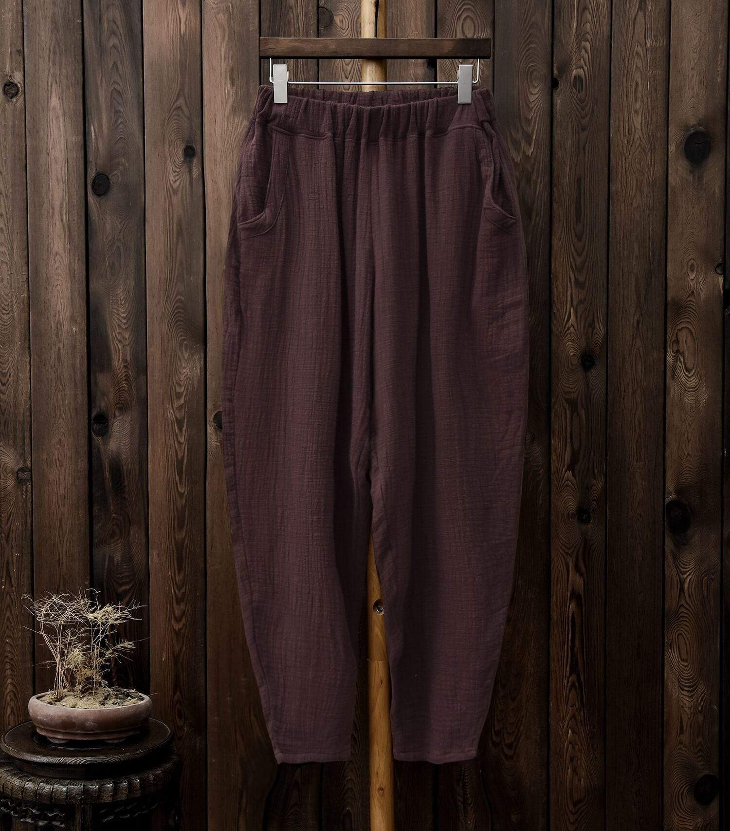 Vintage Pleated Linen Pants  | Zen Buddha Trends