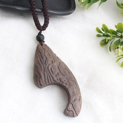 Vintage Tribes Sandalwood Pendant Necklace Buddha Trends