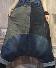 Street Style Baggy Denim Harem Pants Buddha Trends
