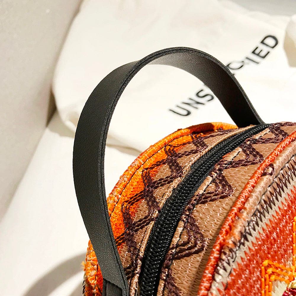 Round Rattan Hippie Bags Buddha Trends