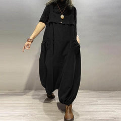 Plus Size Wide Leg Loose Overall Buddha Trends