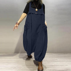Plus Size Wide Leg Loose Overall Buddha Trends