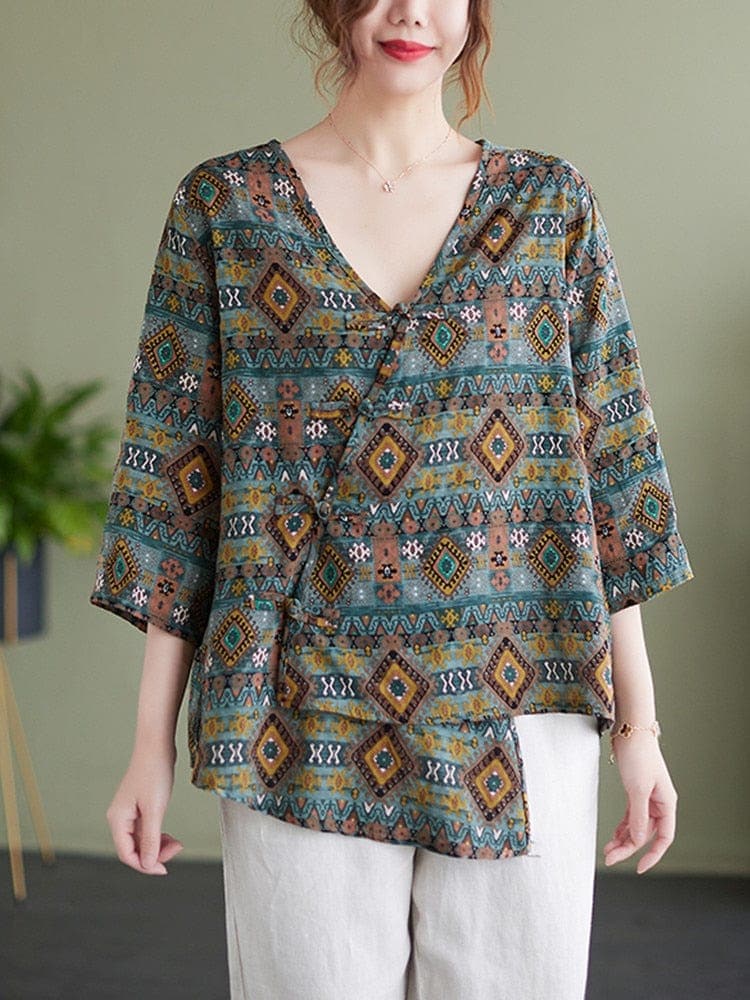 Kaly oversized  floral T-shirt Buddhatrends