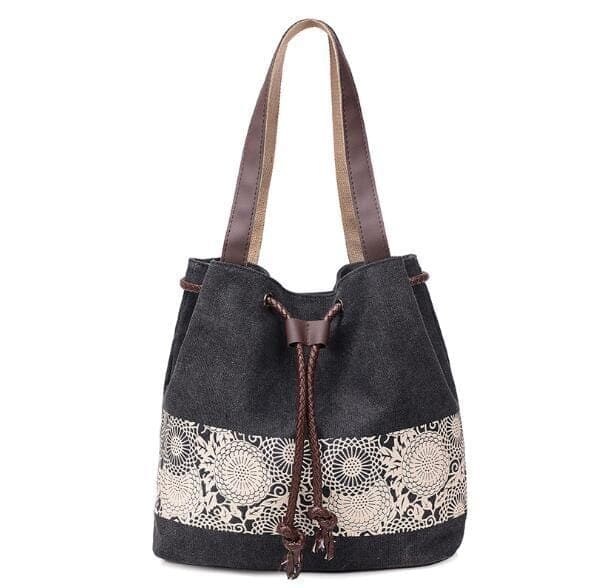 Bohemia Drawstring Canvas Bags Buddhatrends