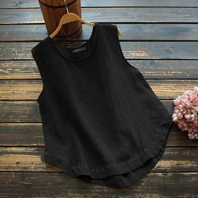 Milena Asymmetrical Tank Top Buddhatrends