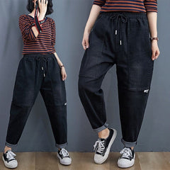 Oversized Black Hipster Jeans Buddhatrends