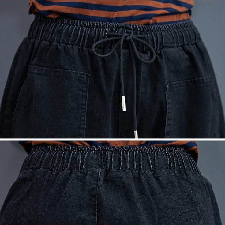Oversized Black Hipster Jeans Buddhatrends