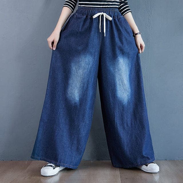 Kimmy High Waist Palazzo Jeans Buddhatrends