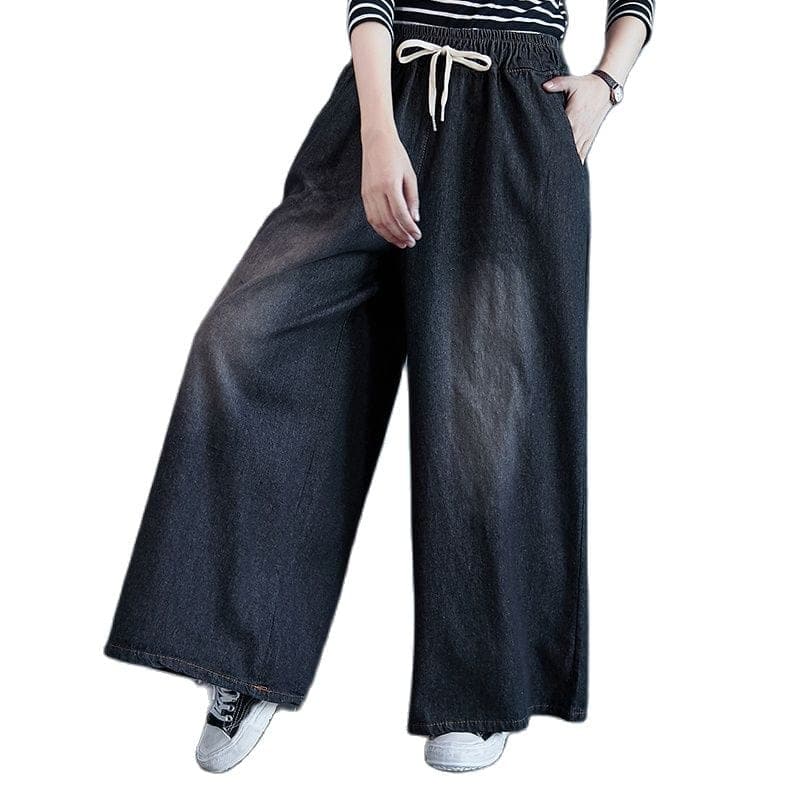 Kimmy High Waist Palazzo Jeans Buddhatrends