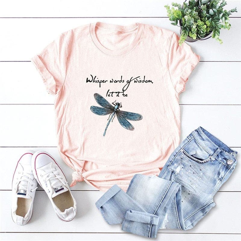 Let it Be Vintage Summer T-Shirt Buddhatrends