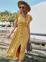 Prairie Chic Solid T-Shirt Dress Buddhatrends
