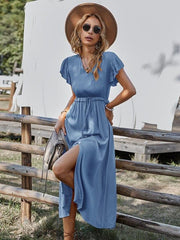 Prairie Chic Solid T-Shirt Dress Buddhatrends