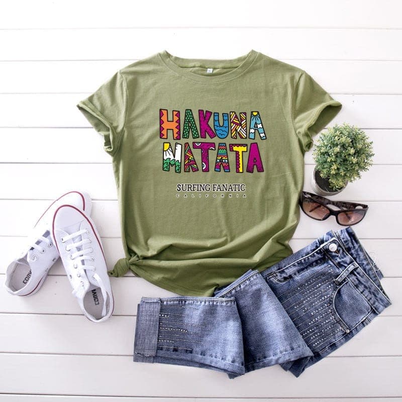 Hakuna Matata Graphic Tee Buddhatrends