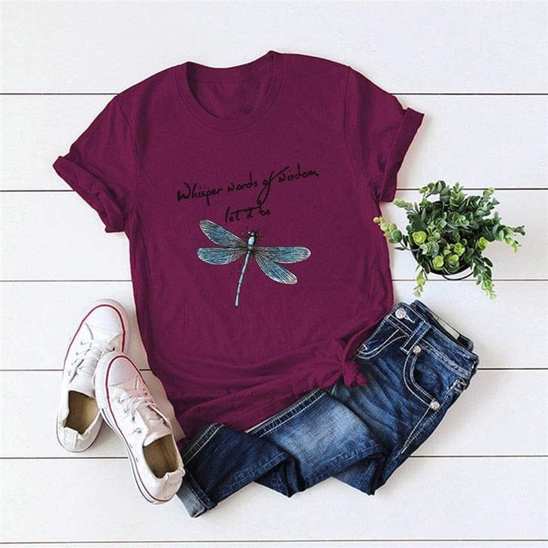 Let it Be Vintage Summer T-Shirt Buddhatrends