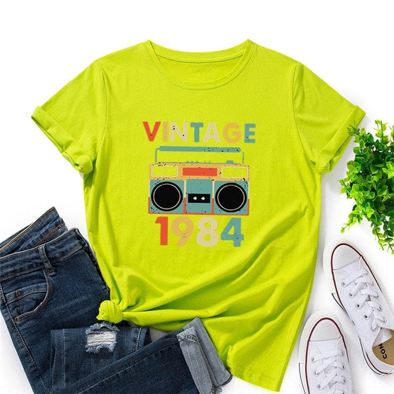 Vintage 1984 Graphic Tee Buddhatrends