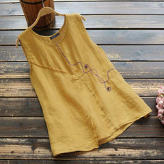 Infinity Embroidered Tank Top Buddhatrends