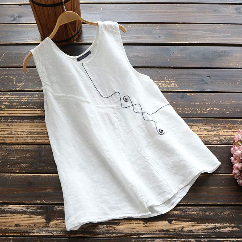 Infinity Embroidered Tank Top Buddhatrends