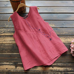 Infinity Embroidered Tank Top Buddhatrends