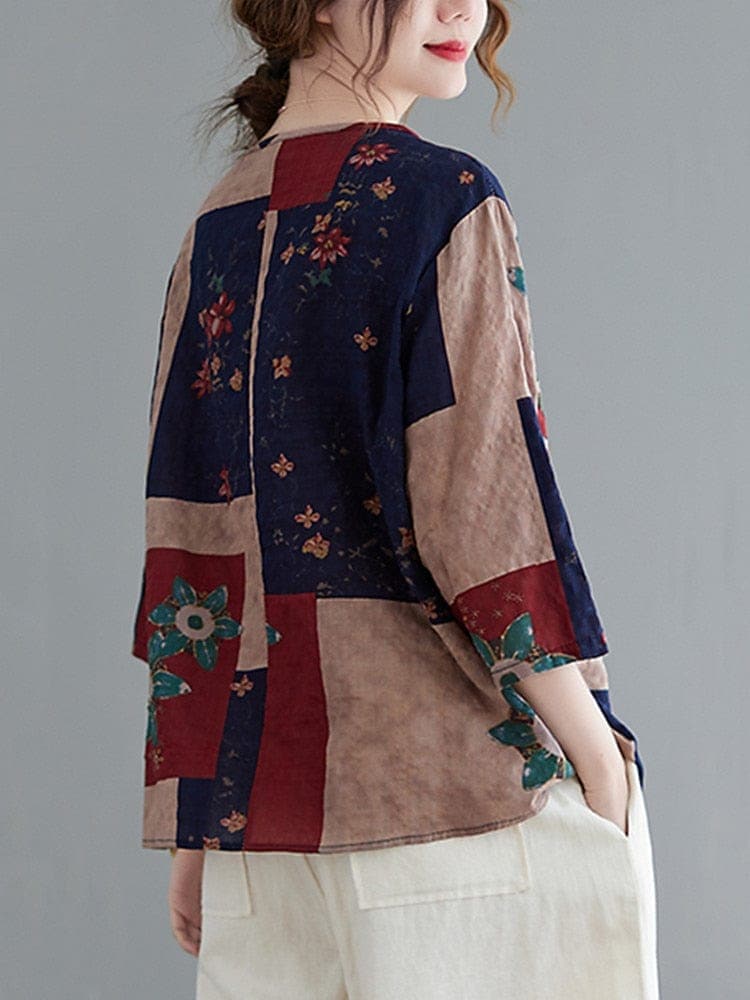 Kaly oversized  floral T-shirt Buddhatrends