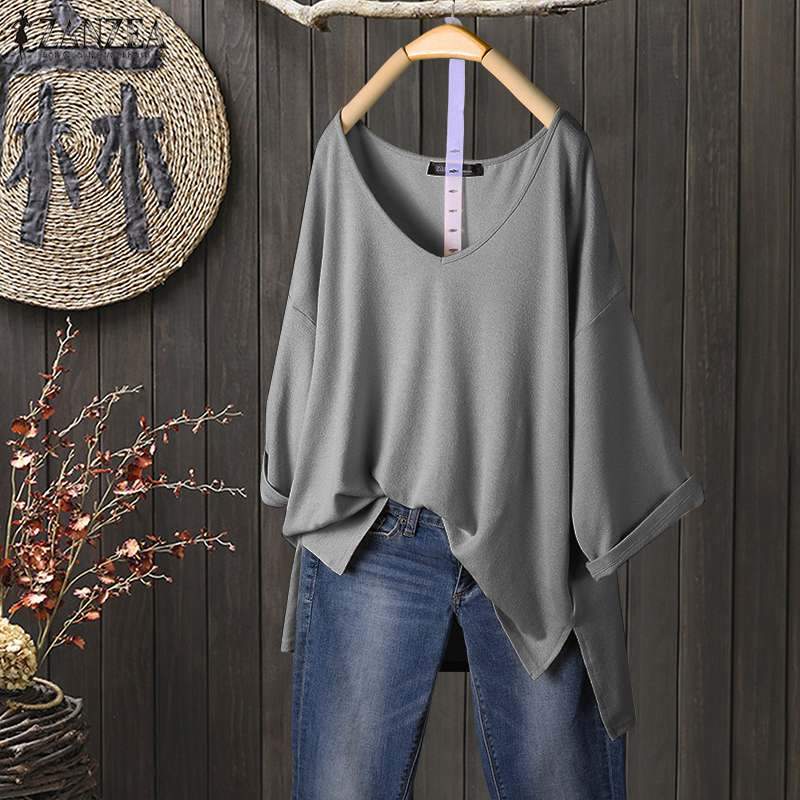 Makenna Oversized Long Sleeve T-Shirt Buddhatrends