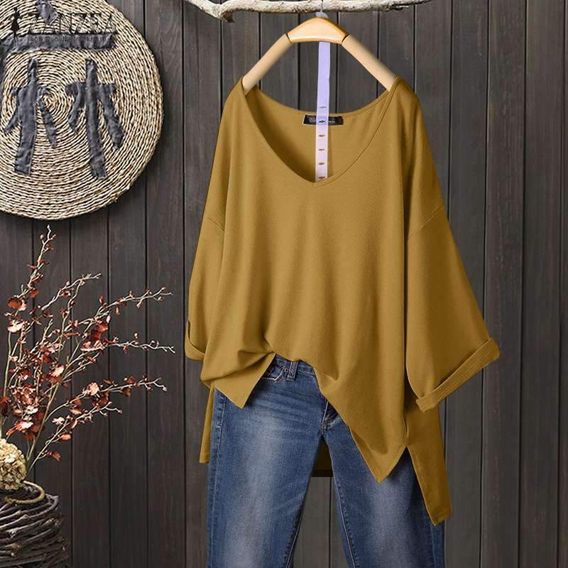 Makenna Oversized Long Sleeve T-Shirt Buddhatrends