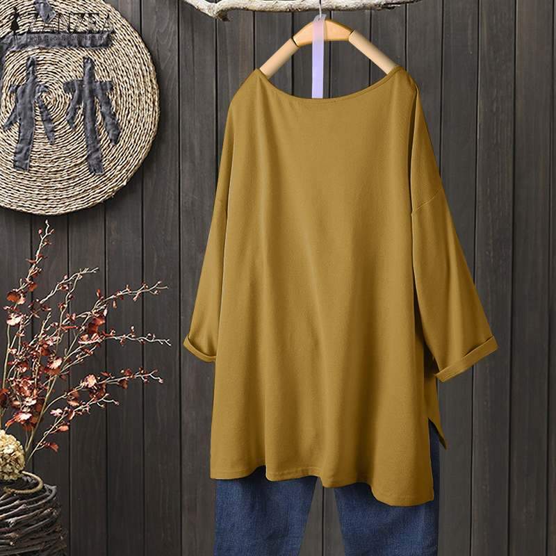 Makenna Oversized Long Sleeve T-Shirt Buddhatrends