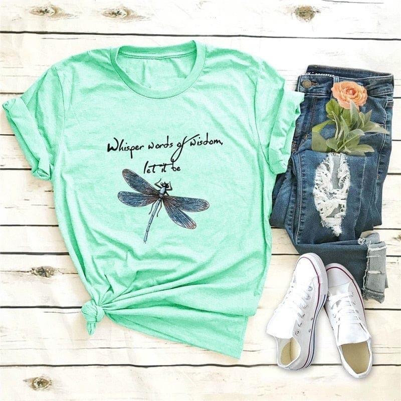 Let it Be Vintage Summer T-Shirt Buddhatrends