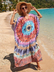 Ajna Chakra Eye Tie-Dye Dress Buddhatrends