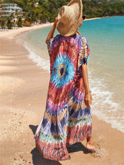 Ajna Chakra Eye Tie-Dye Dress Buddhatrends