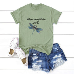 Let it Be Vintage Summer T-Shirt Buddhatrends