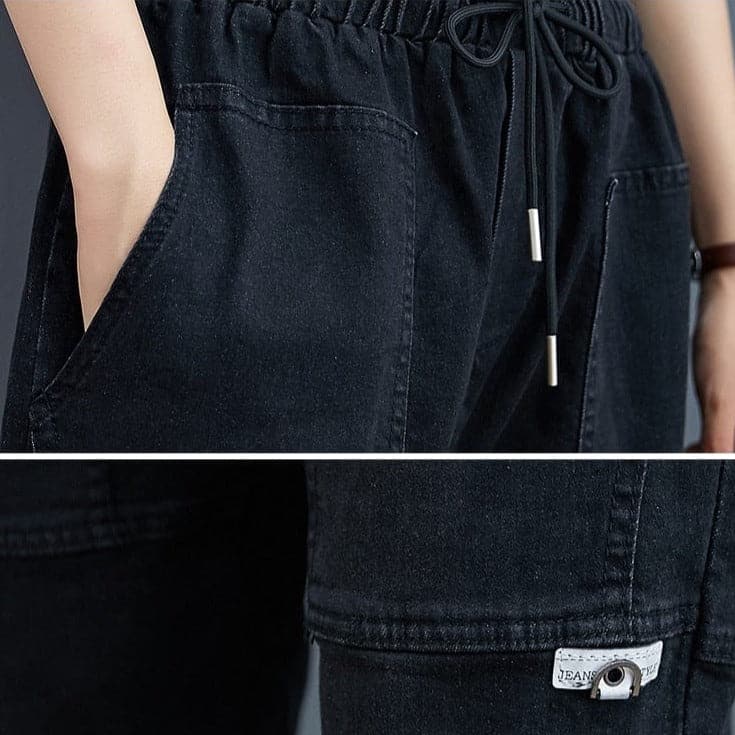 Oversized Black Hipster Jeans Buddhatrends